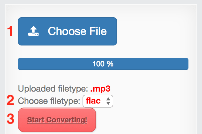 How to convert MP3 files online to FLAC